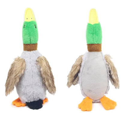 Interactive Plush Duck Squeaky Toy for Small to Medium Dogs - Engaging Chew Accessory for Pets