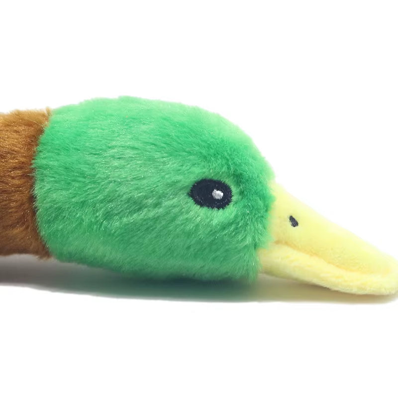 Interactive Plush Duck Squeaky Toy for Small to Medium Dogs - Engaging Chew Accessory for Pets