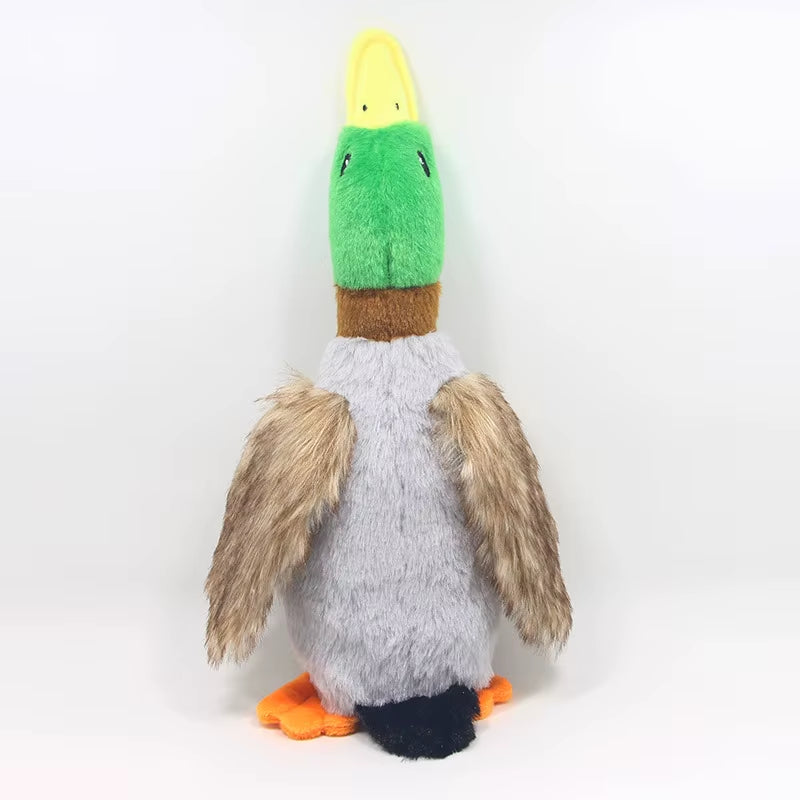 Interactive Plush Duck Squeaky Toy for Small to Medium Dogs - Engaging Chew Accessory for Pets